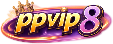 ppvip8 উষ্ণ বাদামি লোগো